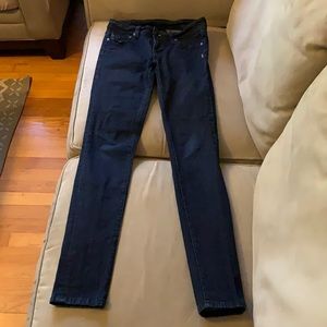 Genetic Denim dark wash The Twig skinny jeans. Size 26.